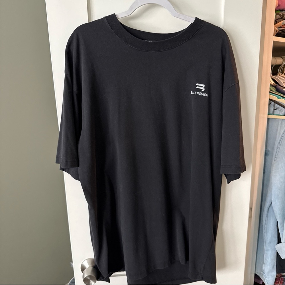 Balenciaga Black Short Sleeve Tee